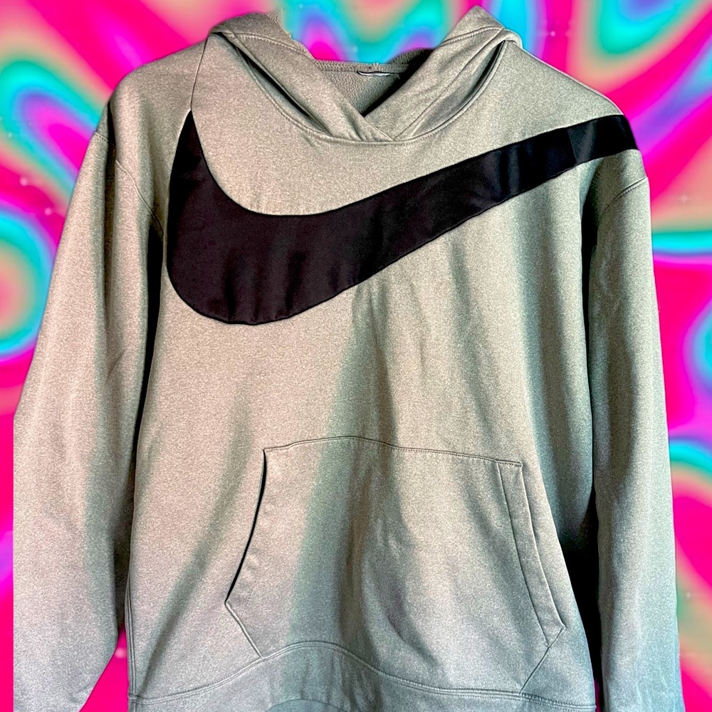 Men’s grey Nike hoodie sweater
